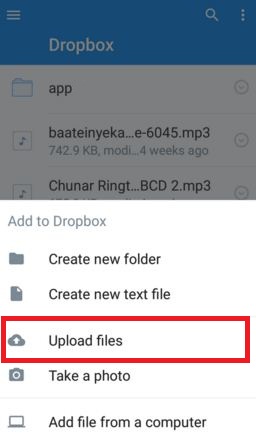 how to download multiple files from dropbox
