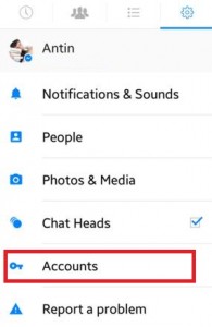 How to add account on facebook messenger app android