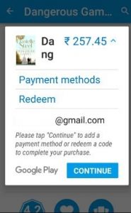 google play store payment method