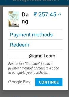 google play store payment method