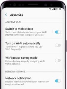 galaxy s9 how to connect to wps